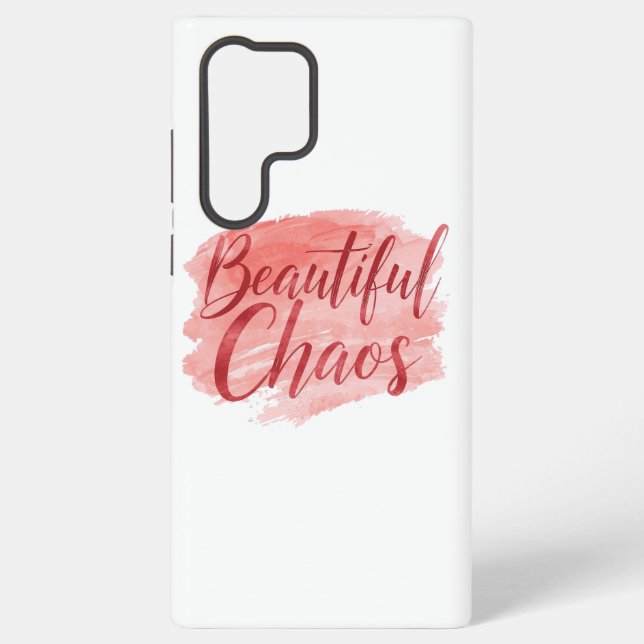 Funda Para Samsung Galaxy Feminine Pink Watercolor Beautiful Chaos (Reverso )