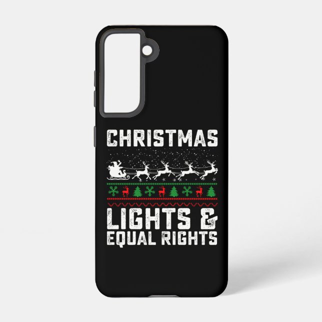Funda Para Samsung Galaxy Feminista De Derechos Y Derechos De Los navidades (Reverso )