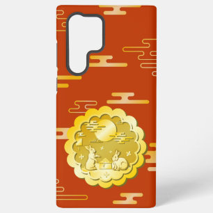Funda Para Samsung Galaxy S22 Ultra Festival de Mitad de Otoño Luna de Oro Mooncake Co