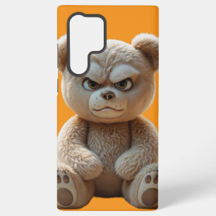 Funda Para Samsung Galaxy S22 Ultra Fierce Fluffy Teddy Bear Engry Cute