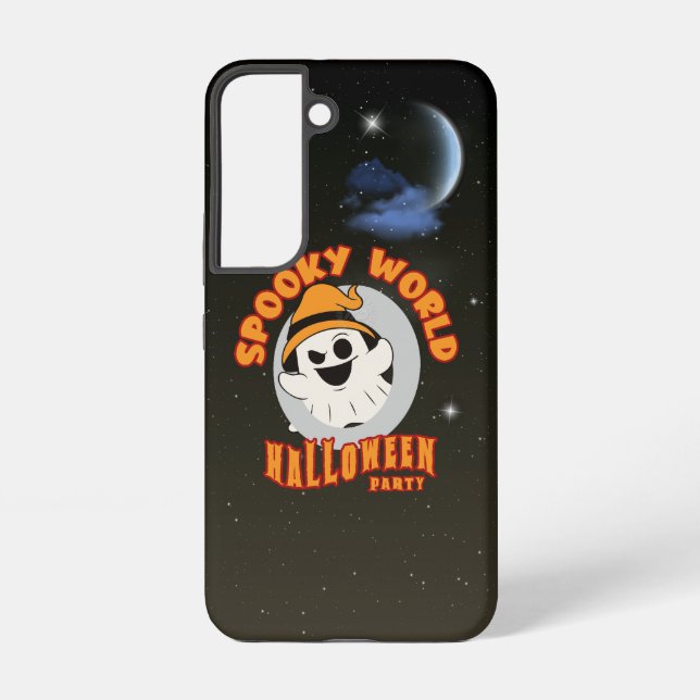 Funda Para Samsung Galaxy Fiesta de Halloween Spooky World | (Reverso )