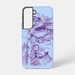 Funda Para Samsung Galaxy S22 Fiesta del té de Alicia en el País de las Maravill