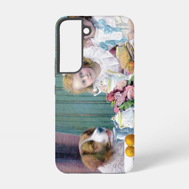 Funda Para Samsung Galaxy Fiesta del té de cosecha (Reverso )