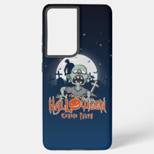 Funda Para Samsung Galaxy S21 Ultra Fiesta Zombie de Halloween   