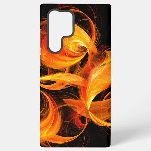 Funda Para Samsung Galaxy Fireball Abstract Art (Reverso )