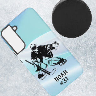 Funda Para Samsung Galaxy S22+ Firma de portero de hockey sobre hielo