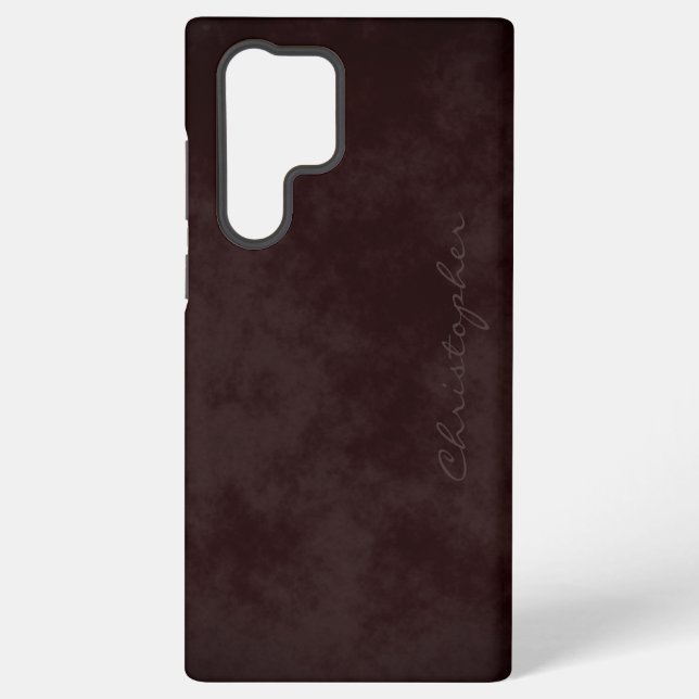 Funda Para Samsung Galaxy Firme Firma Marrón Terroso Manchado (Reverso )