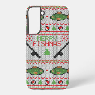 Funda Para Samsung Galaxy S22+ Fish Ugly Navidad Sweater