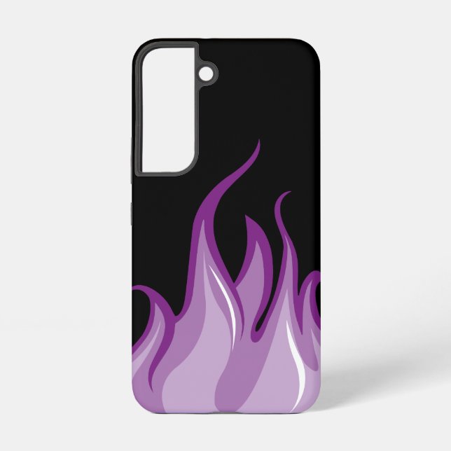 Funda Para Samsung Galaxy Flama Purpura  (Reverso )