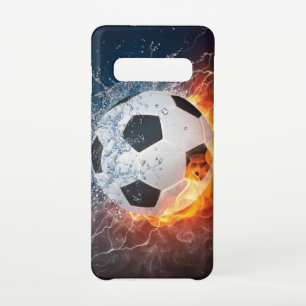 Funda Para Samsung Galaxy S10 Flamante Cojín decorativo de fútbol/pelota de fútb