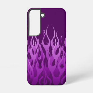 Funda Para Samsung Galaxy S22 Flames de Carreras púrpura de Guay