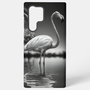 Funda Para Samsung Galaxy S22 Ultra Flamingo en un estanque