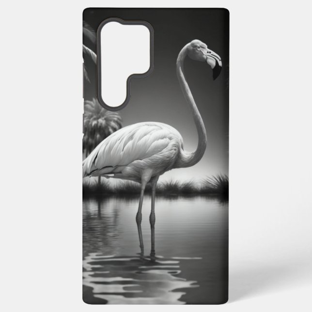 Funda Para Samsung Galaxy Flamingo en un estanque (Reverso )