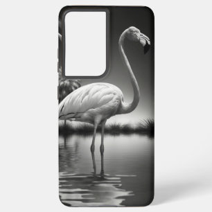 Funda Para Samsung Galaxy S21+ Flamingo en un estanque