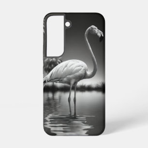 Funda Para Samsung Galaxy S22 Flamingo en un estanque
