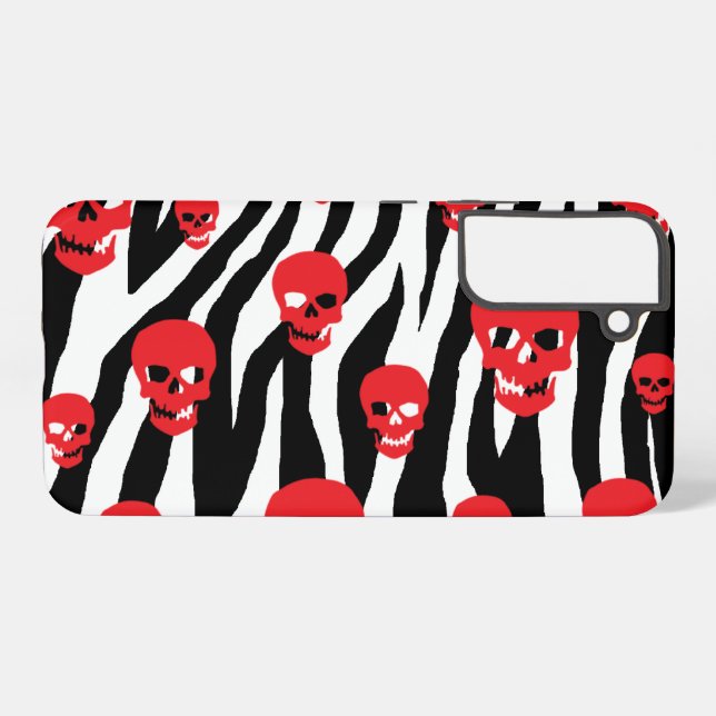 Funda Para Samsung Galaxy Flauly Pop Zebra (Reverso Horizontal)