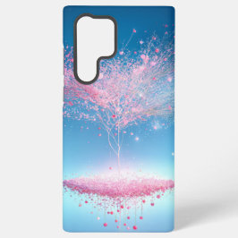 Funda Para Samsung Galaxy S22 Ultra Floating Cherry Blossom Tree & Light Phone Case