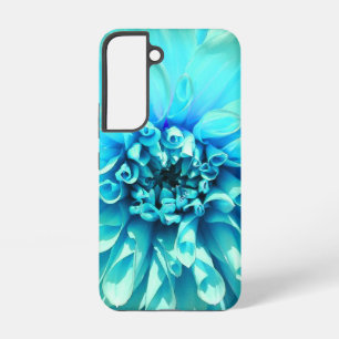Funda Para Samsung Galaxy S22 Flor azul claro de Dahlia