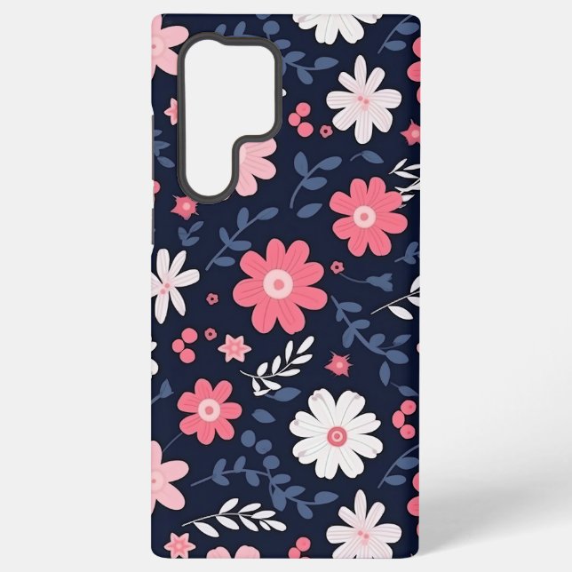 Funda Para Samsung Galaxy Flor de Arte Popular Elegante (Reverso )