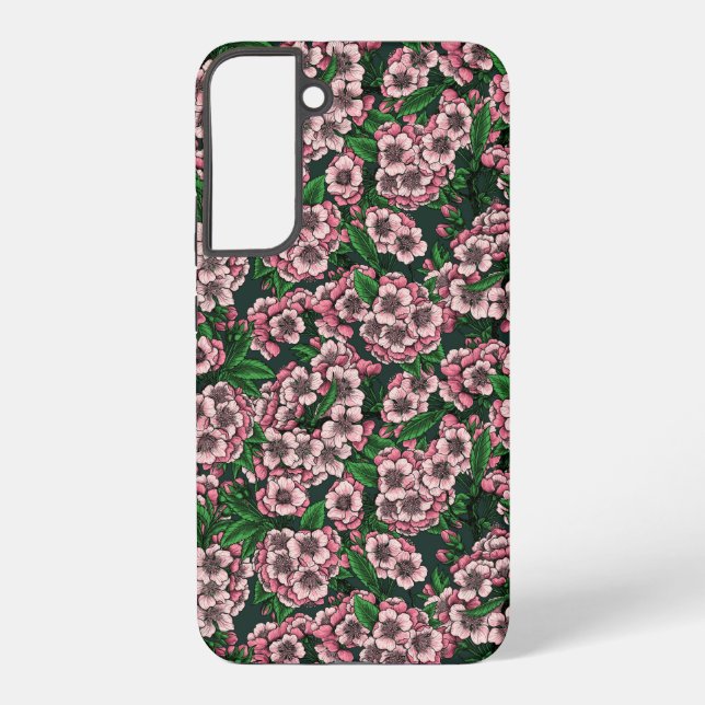Funda Para Samsung Galaxy Flor de cerezo 2 (Reverso )