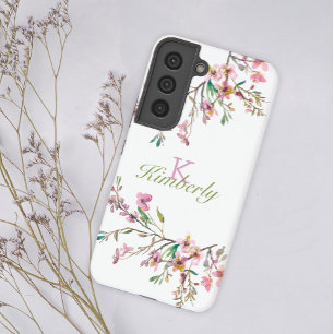 Funda Para Samsung Galaxy S22 Flor de Cerezo Rosa Floral