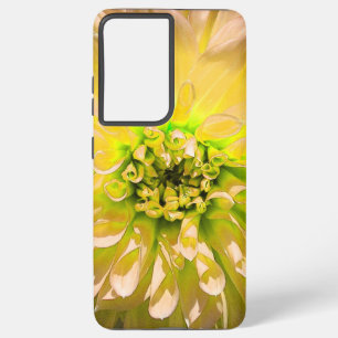 Funda Para Samsung Galaxy S21 Ultra Flor de Dahlia amarilla