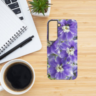 Funda Para Samsung Galaxy S22 Flor De Delfino Púrpura Floral
