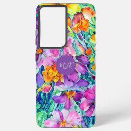 Funda Para Samsung Galaxy S21+ Flor de flores silvestres