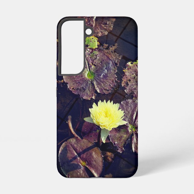 Funda Para Samsung Galaxy flor de loto en otoño (Reverso )