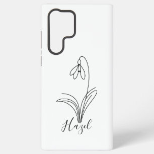 Funda Para Samsung Galaxy S22 Ultra Flor de natalidad personalizada en enero