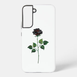 Funda Para Samsung Galaxy S22+ Flor de rosa negra