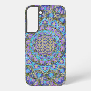 Funda Para Samsung Galaxy S22+ Flor De Vida - Mandala Estilo India 2