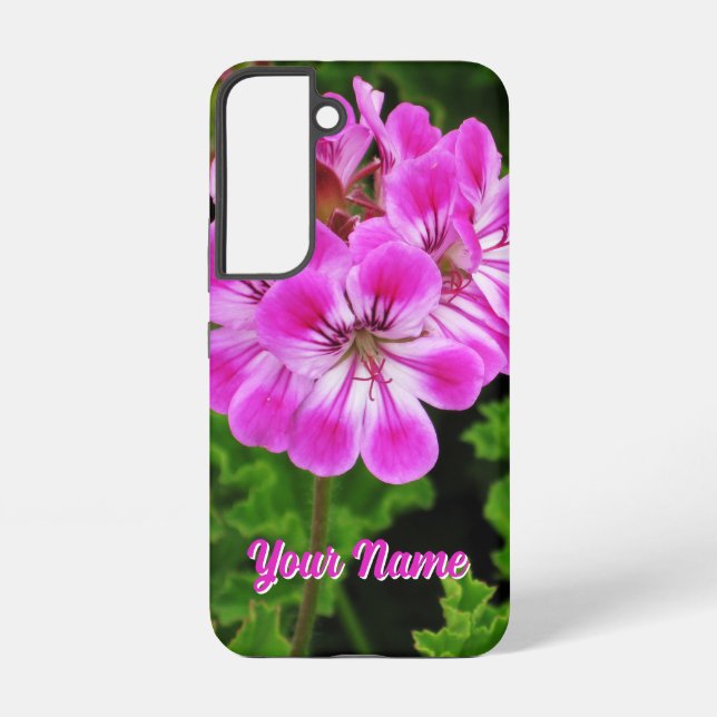 Funda Para Samsung Galaxy Flor rosa- (Reverso )