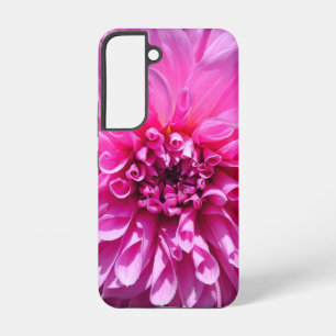 Funda Para Samsung Galaxy S22 Flor rosa morada de Dahlia