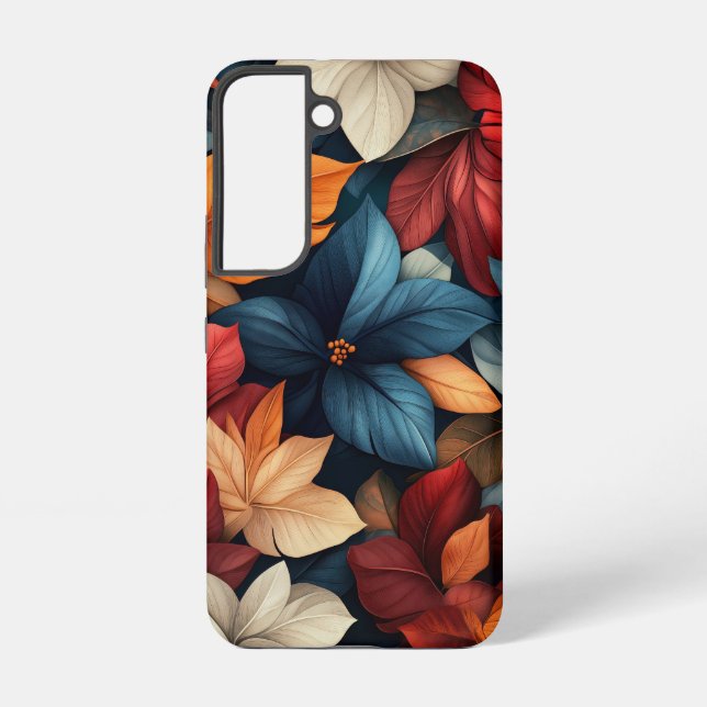 Funda Para Samsung Galaxy Flora de otoño (Reverso )