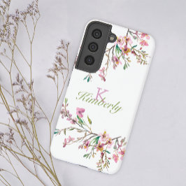 Funda Para Samsung Galaxy S22 Floral de cerezo rosa