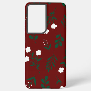 Funda Para Samsung Galaxy S21 Ultra Floral Rústica Elegante