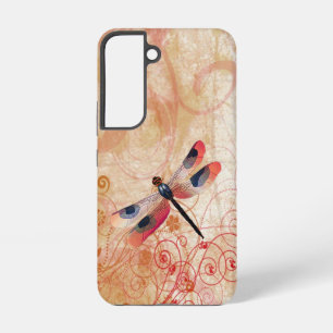 Funda Para Samsung Galaxy S22 Florecer de libélula