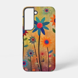 Funda Para Samsung Galaxy S22 Flores Bohemias Coloridas
