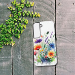 Funda Para Samsung Galaxy S22 Flores Boho Wildflowers Naranja Amarilla Púrpura<br><div class="desc">Bonito y de moda - Boho wildflowers Samsung Galaxy estuche de teléfono. Disponible en todos los tamaños actuales de estuches de teléfono de Samsung.</div>