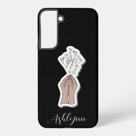 Funda Para Samsung Galaxy S22+ Flores de aliento para bebés