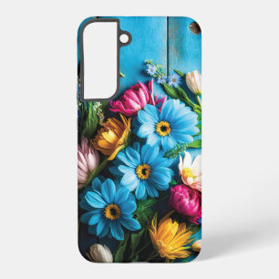 Funda Para Samsung Galaxy S22+ Flores de colores