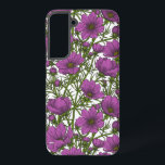 Funda Para Samsung Galaxy S22  Flores de cosmos violetas<br><div class="desc">Ilustraciones vectoriales dibujados a mano con flores de cosmos rosa</div>