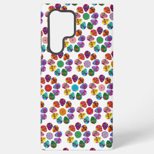 Funda Para Samsung Galaxy S22 Ultra Flores de cráneo de azúcar