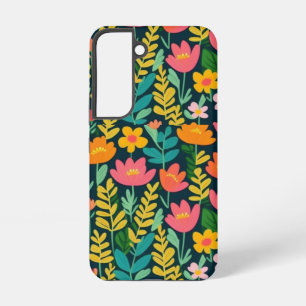Funda Para Samsung Galaxy S22 Flores de diseño colorido
