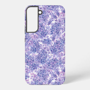 Funda Para Samsung Galaxy S22+ Flores lilac violeta de acuarela
