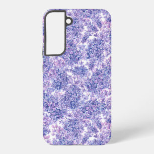 Funda Para Samsung Galaxy S22+ Flores lilac violeta de acuarela