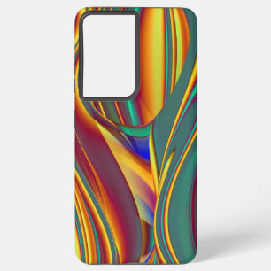Funda Para Samsung Galaxy S21 Ultra Flores Mágicas de Primavera Verano Otoño