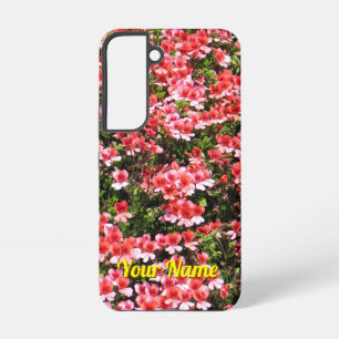 Funda Para Samsung Galaxy S22 Flores pequeñas rosadas -