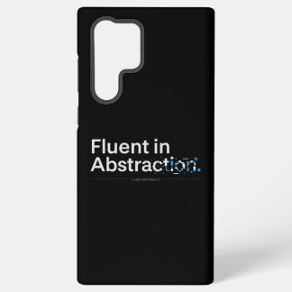 Funda Para Samsung Galaxy S22 Ultra Fluido en el diseño de codificación en modo oscuro